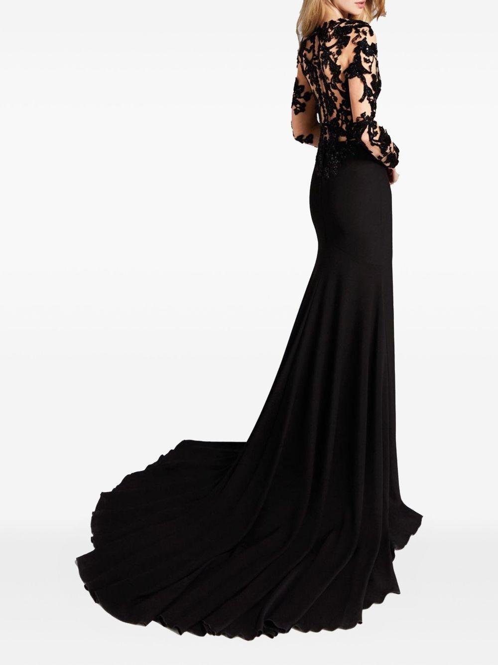Abito Lace 2236 nero con cristalli PE222BM1 407 PRONOVIAS PARTY EDIT
