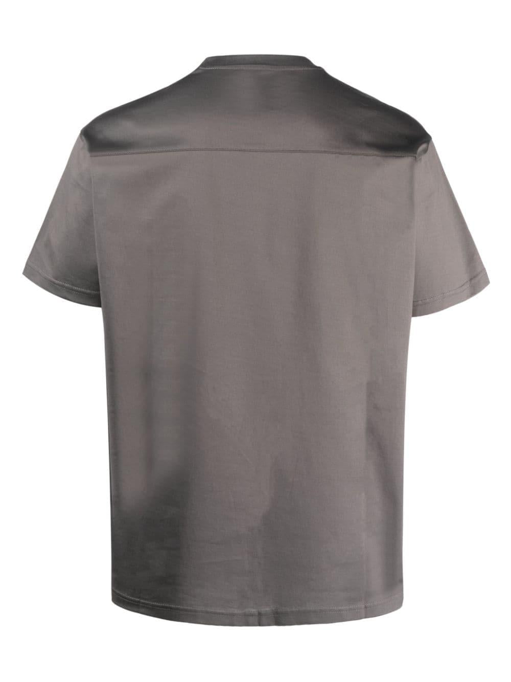 T-shirt Uomo Grigio scuro Cotone