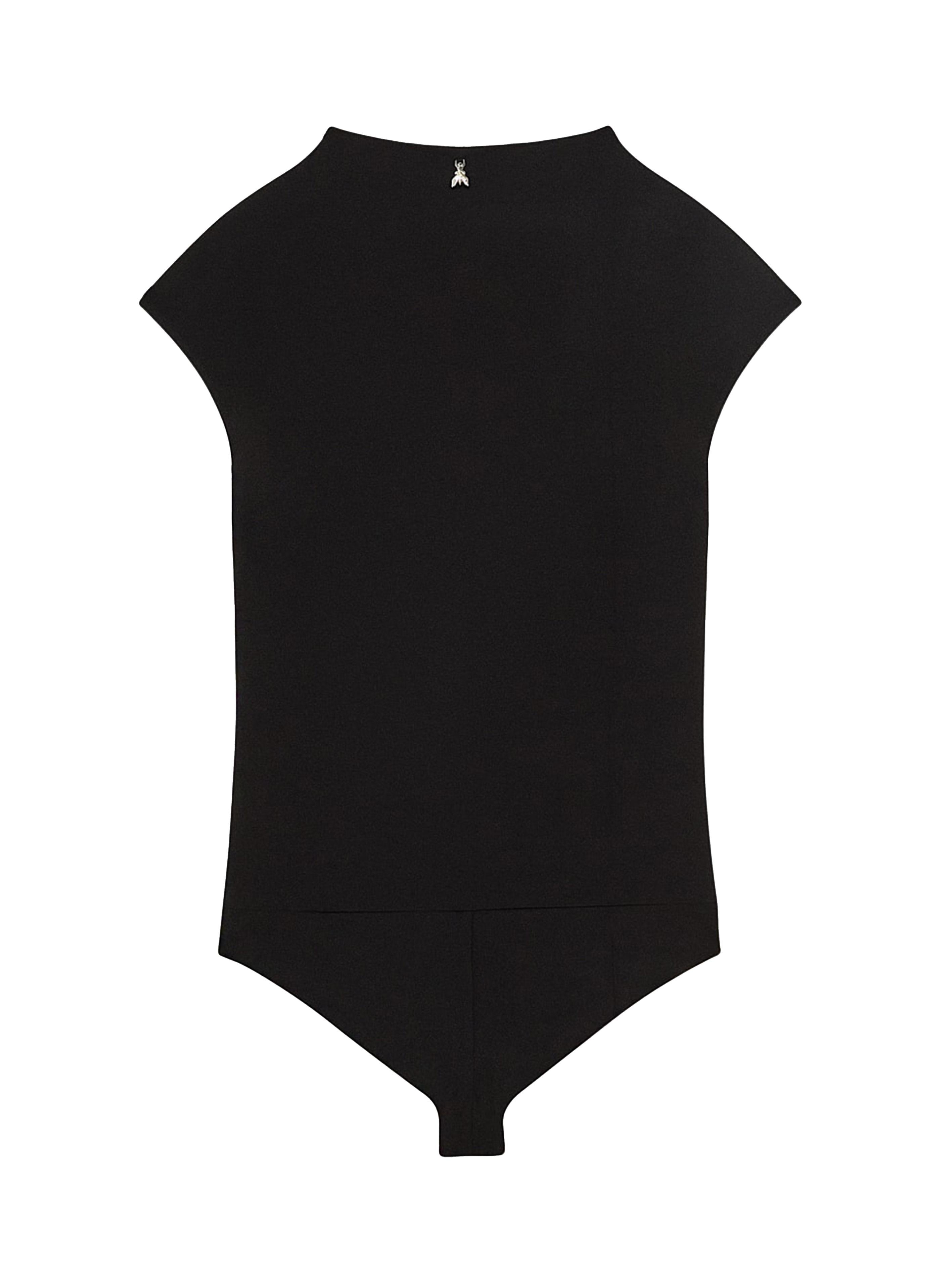 Body nero con occhielli in metallo 8M1643J202 K103 PATRIZIA PEPE