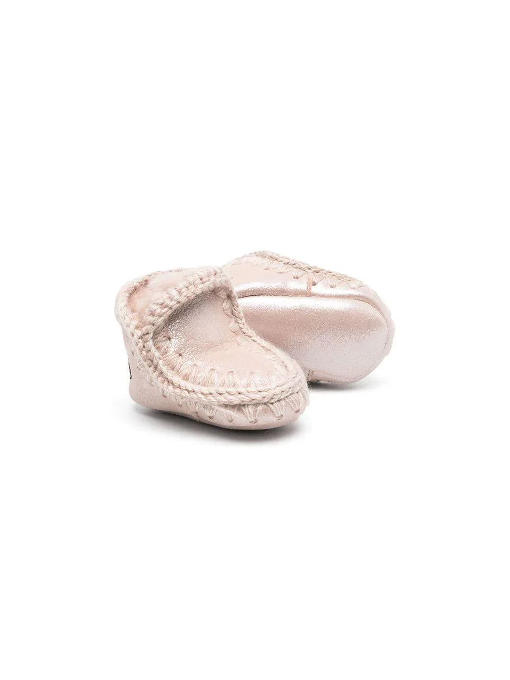 Scarpa bambina rosa con fodera in shearling - Preludio Moda