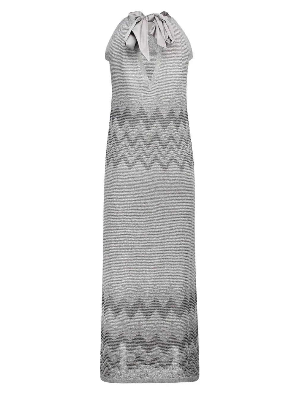 Abito lungo degrade lux acciaio - Preludio Moda