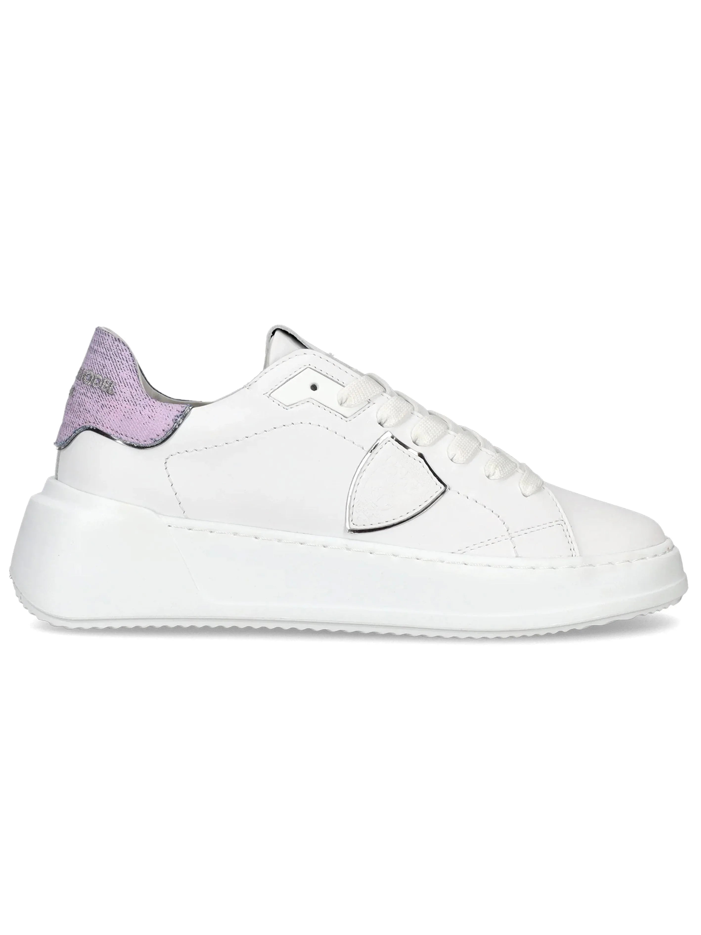 Sneakers Tres Temple bianche/lilla donna - Preludio Moda