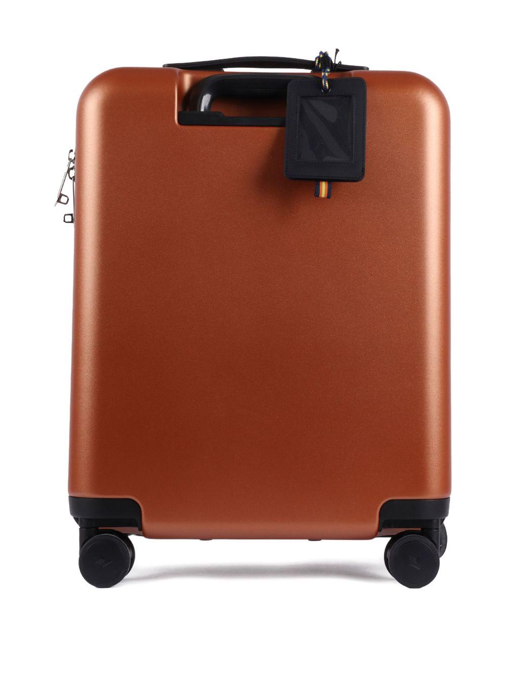 Valigia arancione Eudoxie con logo goffrato K81372W WGG K-WAY
