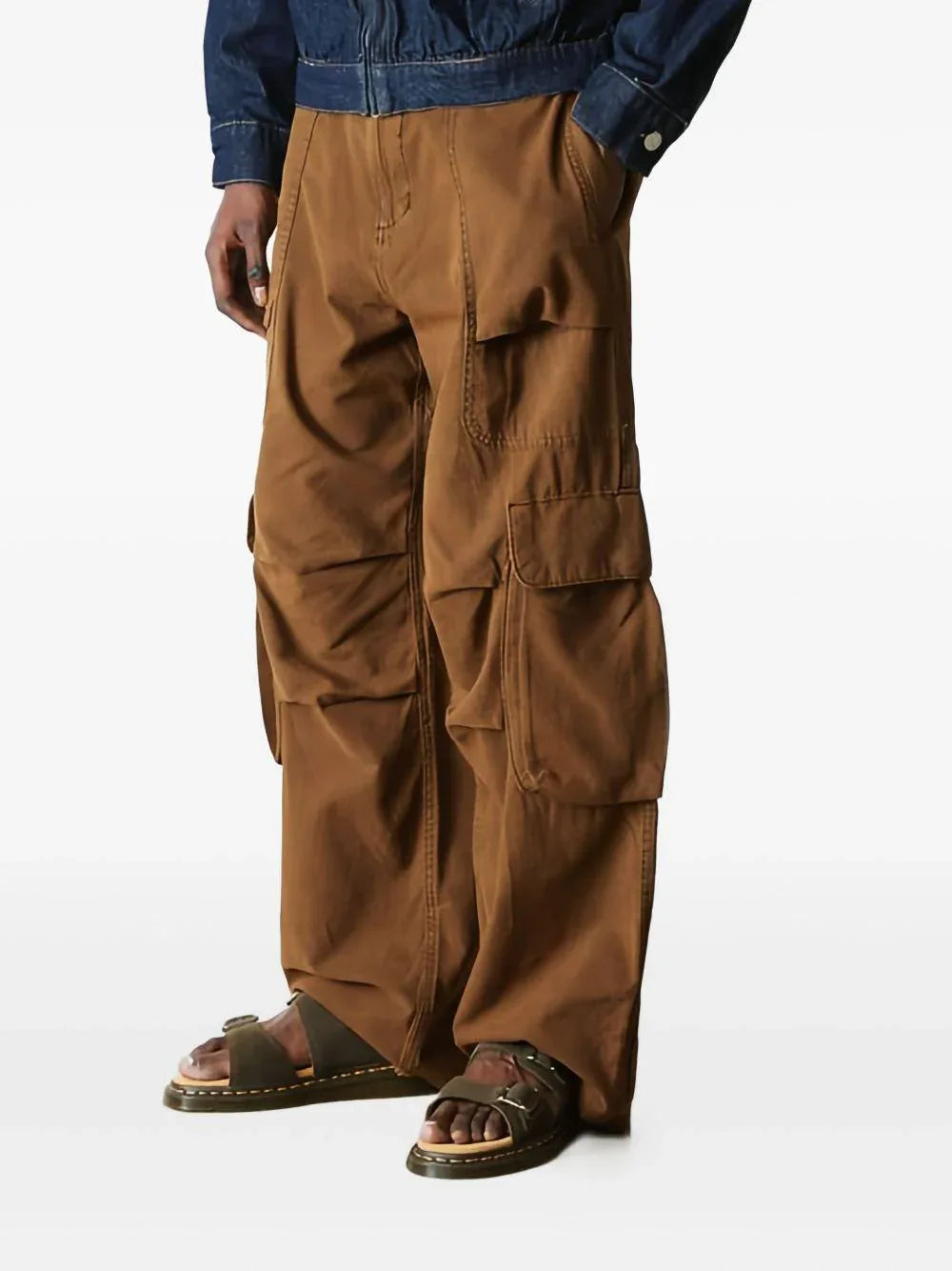 Sandalo joseph doppia fascia verde oliva - Preludio Moda