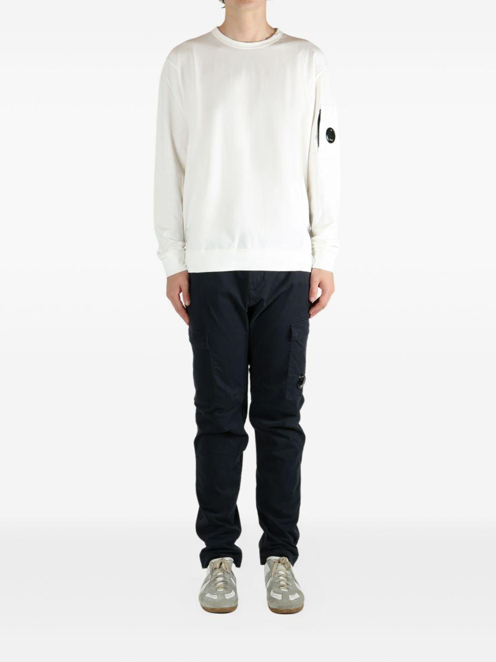 Felpa in cotone con collo girocollo RCCMSS711A002246G 103 CP COMPANY