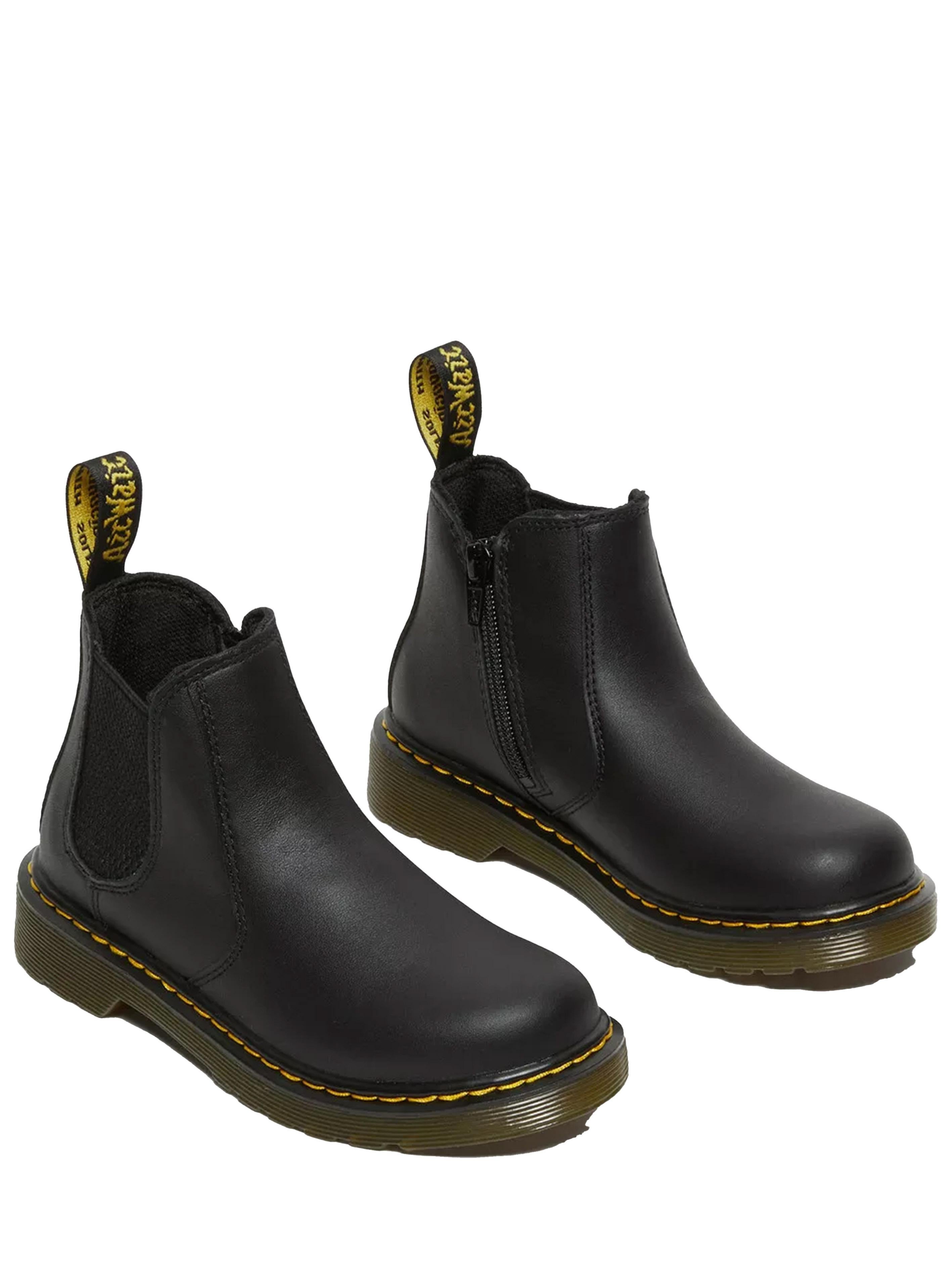 Stivaletti Chelsea 2976 Softy T Junior in pelle nero 16708 001 DR.MARTENS KIDS