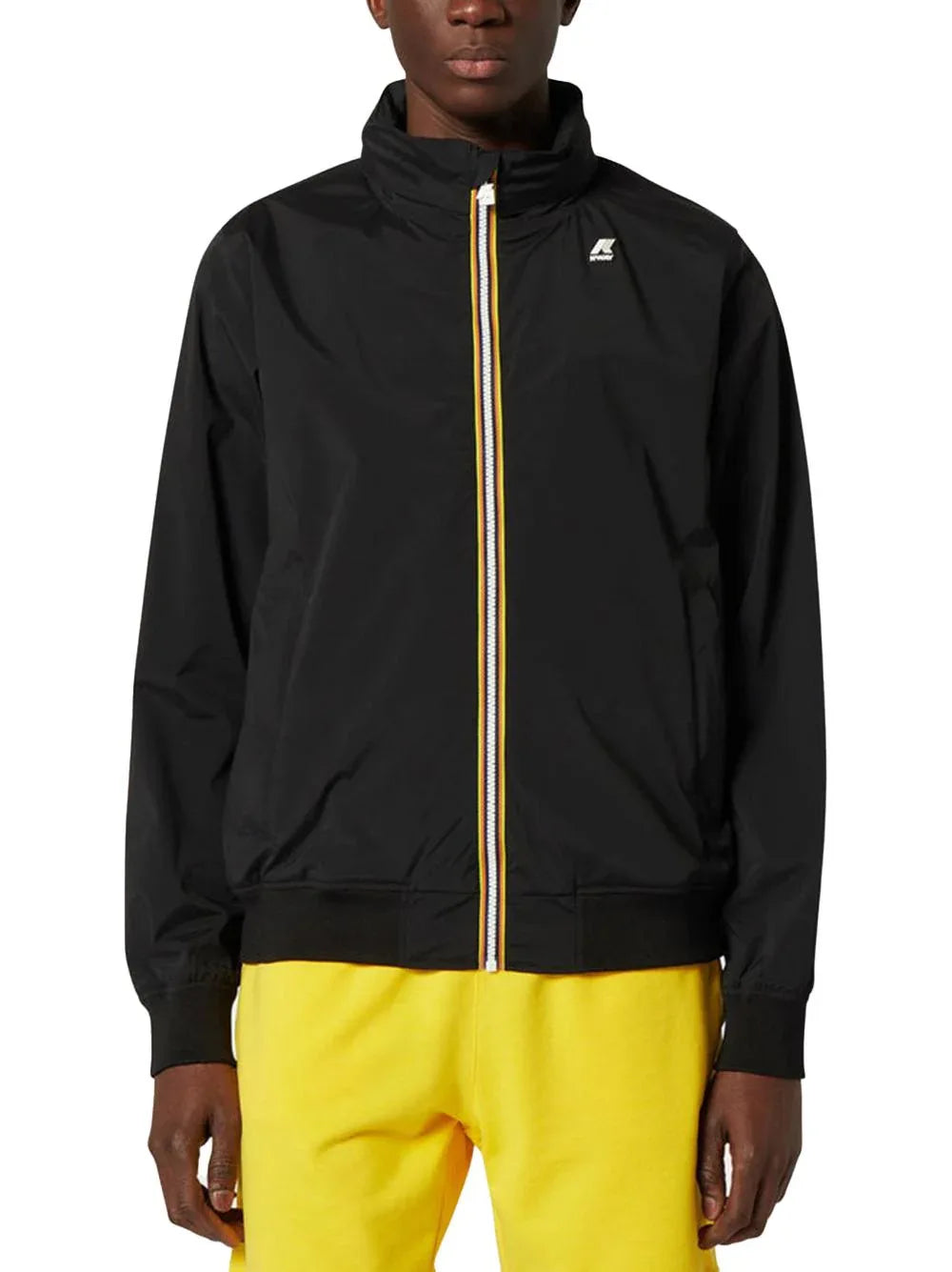 Giubbino Amury stretch nylon jearsy nero - Preludio Moda