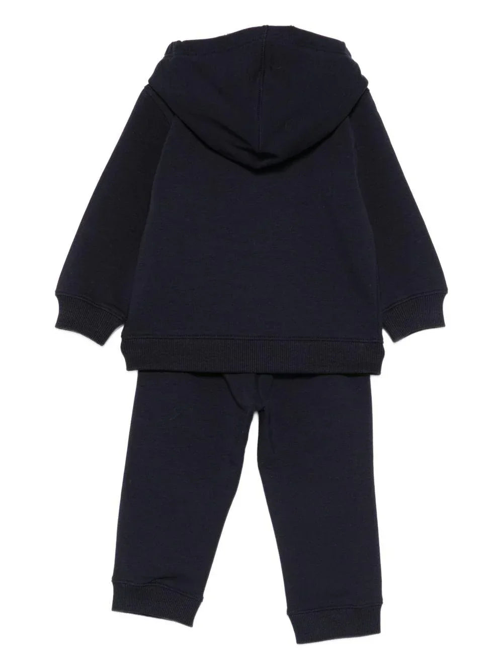 Tuta sportiva blu con cappuccio e zip - Preludio Moda