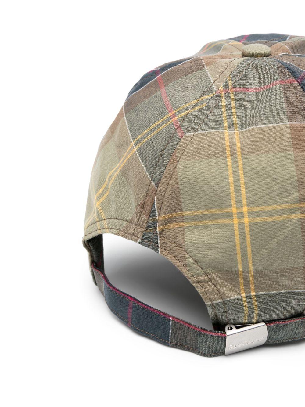 Cappellino da baseball con motivo tartan MHA0617 TN11 BARBOUR