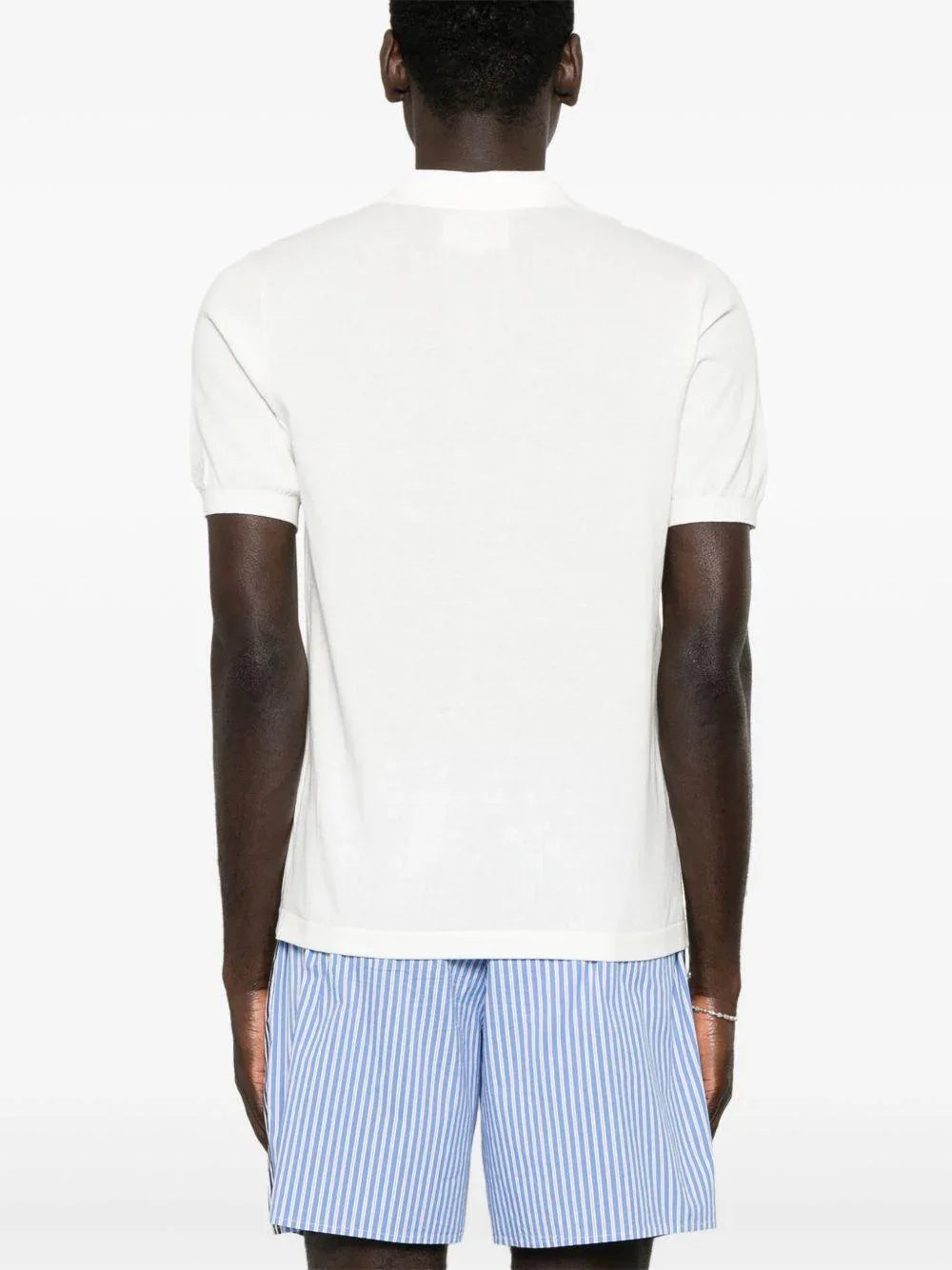 Polo Sloan in maglia bianca - Preludio Moda