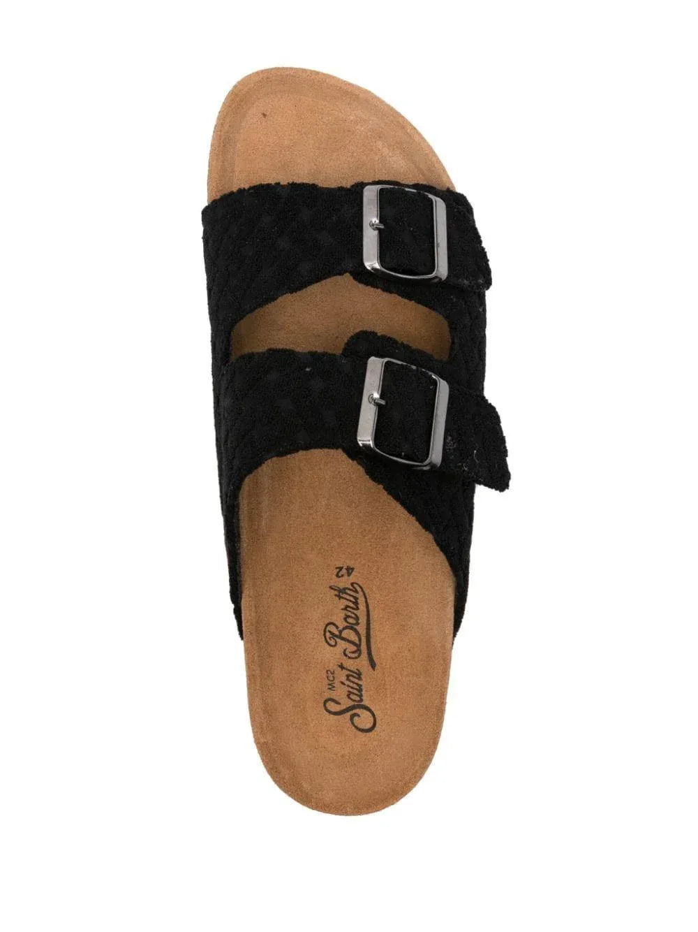 Sandali neri in spugna - Preludio Moda