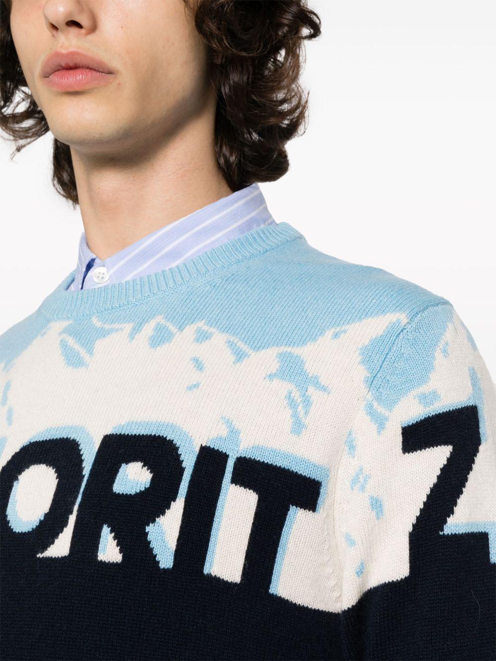 Maglione Uomo Blu Lana HER0011 09975E MC2 SAINT BARTH