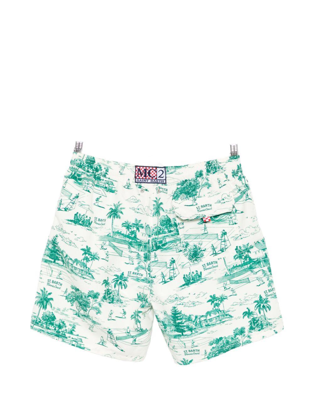 Boxer mare a righe con coulisse GUS0001 03839L MC2 SAINT BARTH