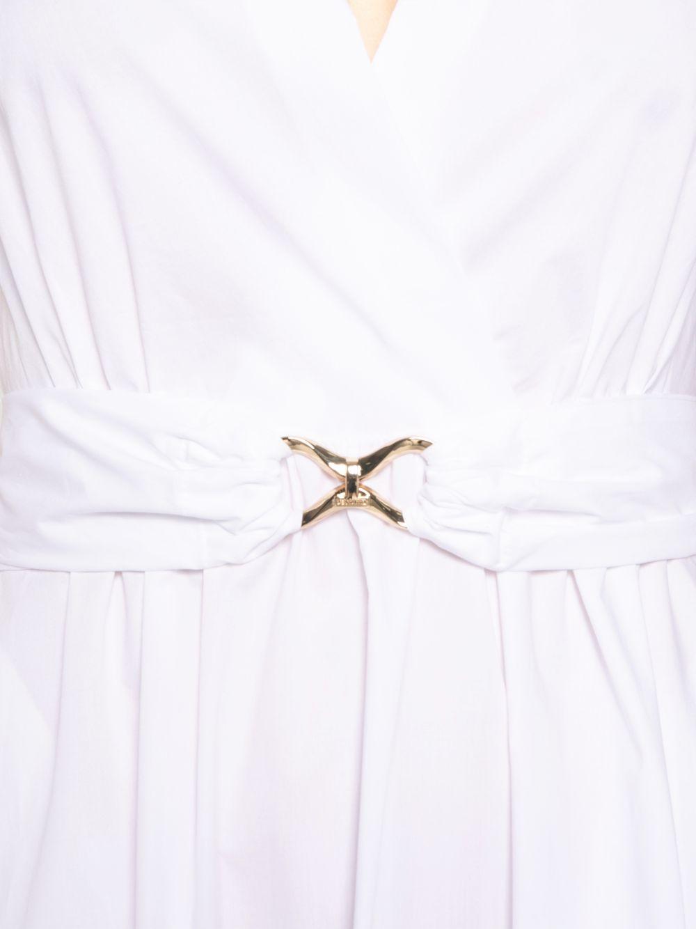 Abito scollo a V con cintura 261TT2161 00001 TWINSET