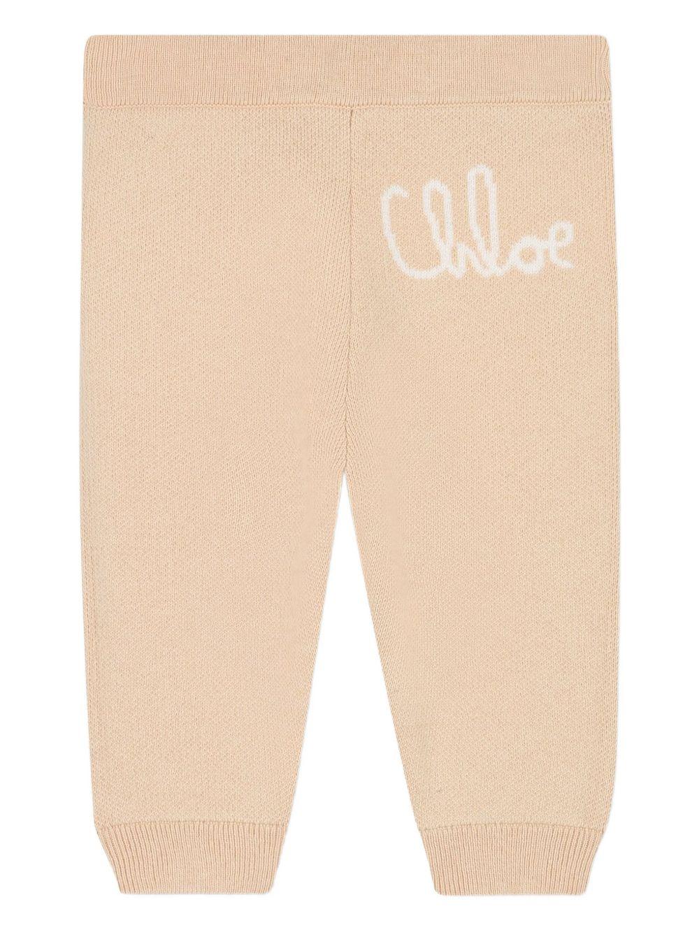 Tuta Sportiva con Cappuccio e Logo Ricamato C20721 257 CHLOE KIDS