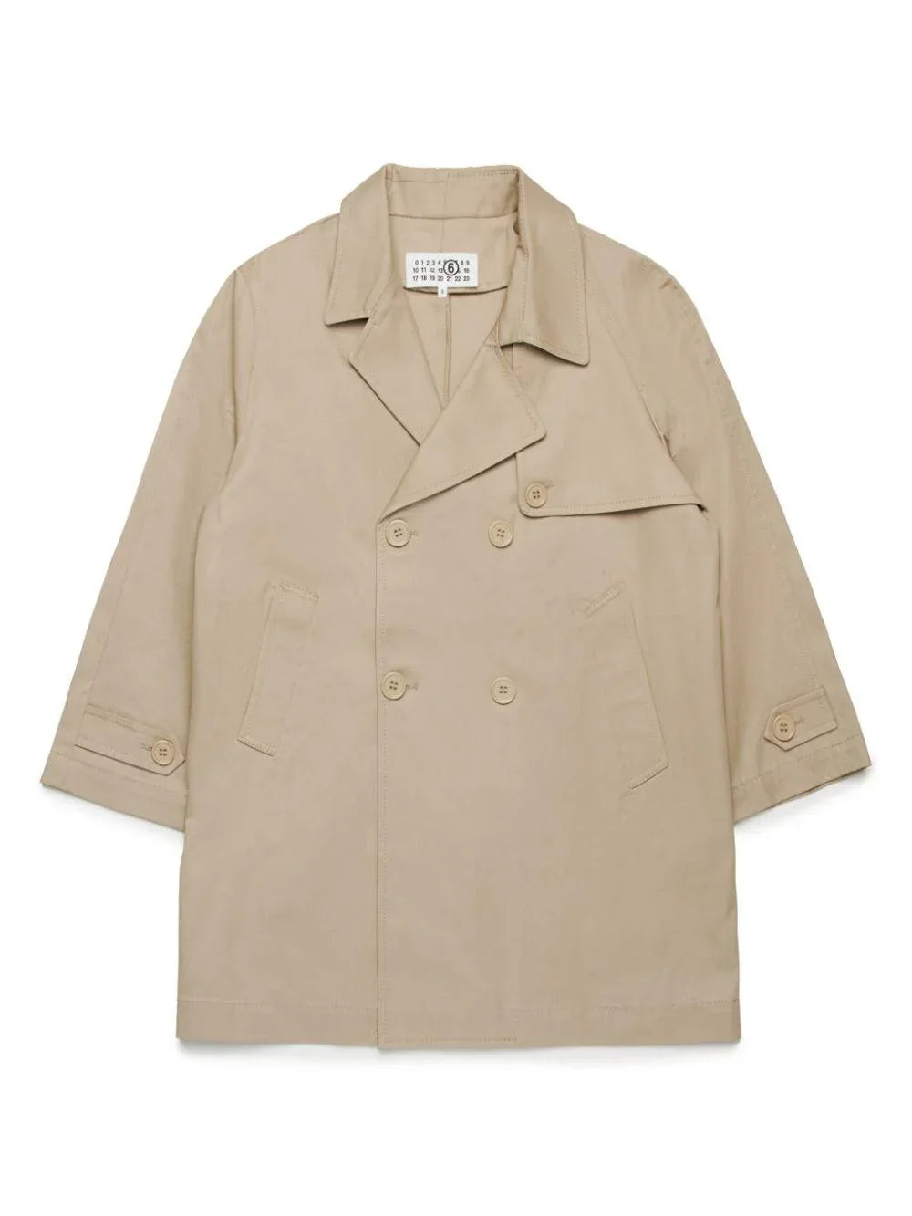 Trench beige doppiopetto - Preludio Moda