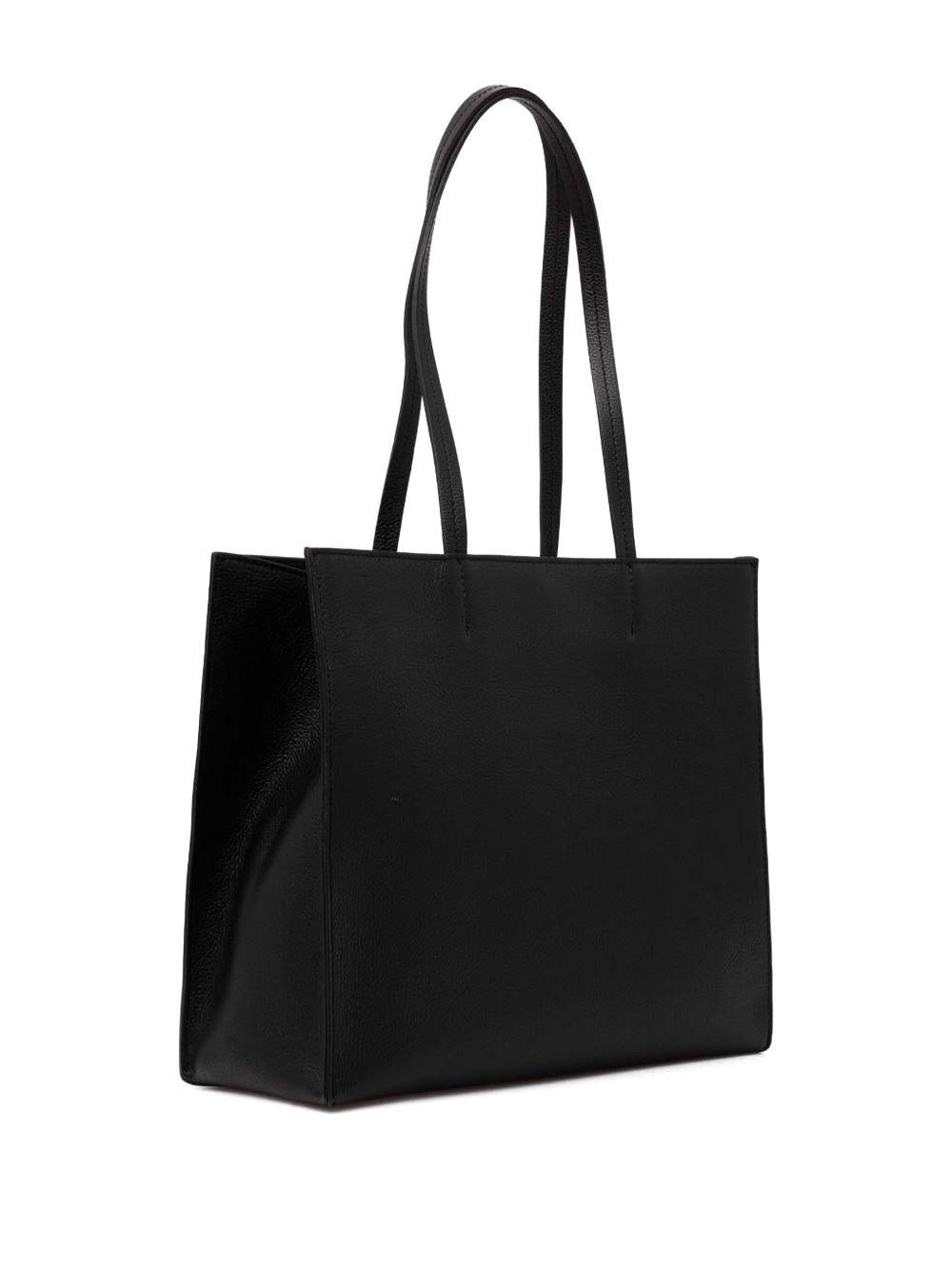 Borsa shopping in pelle martellata nera 8BA172L001 K103 PATRIZIA PEPE