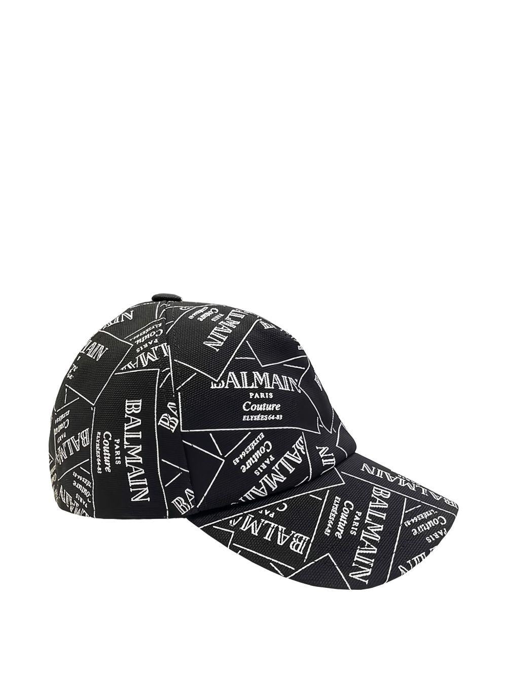 Cappellino con Stampa Logo BX0Q57Z3379 930BC BALMAIN KIDS