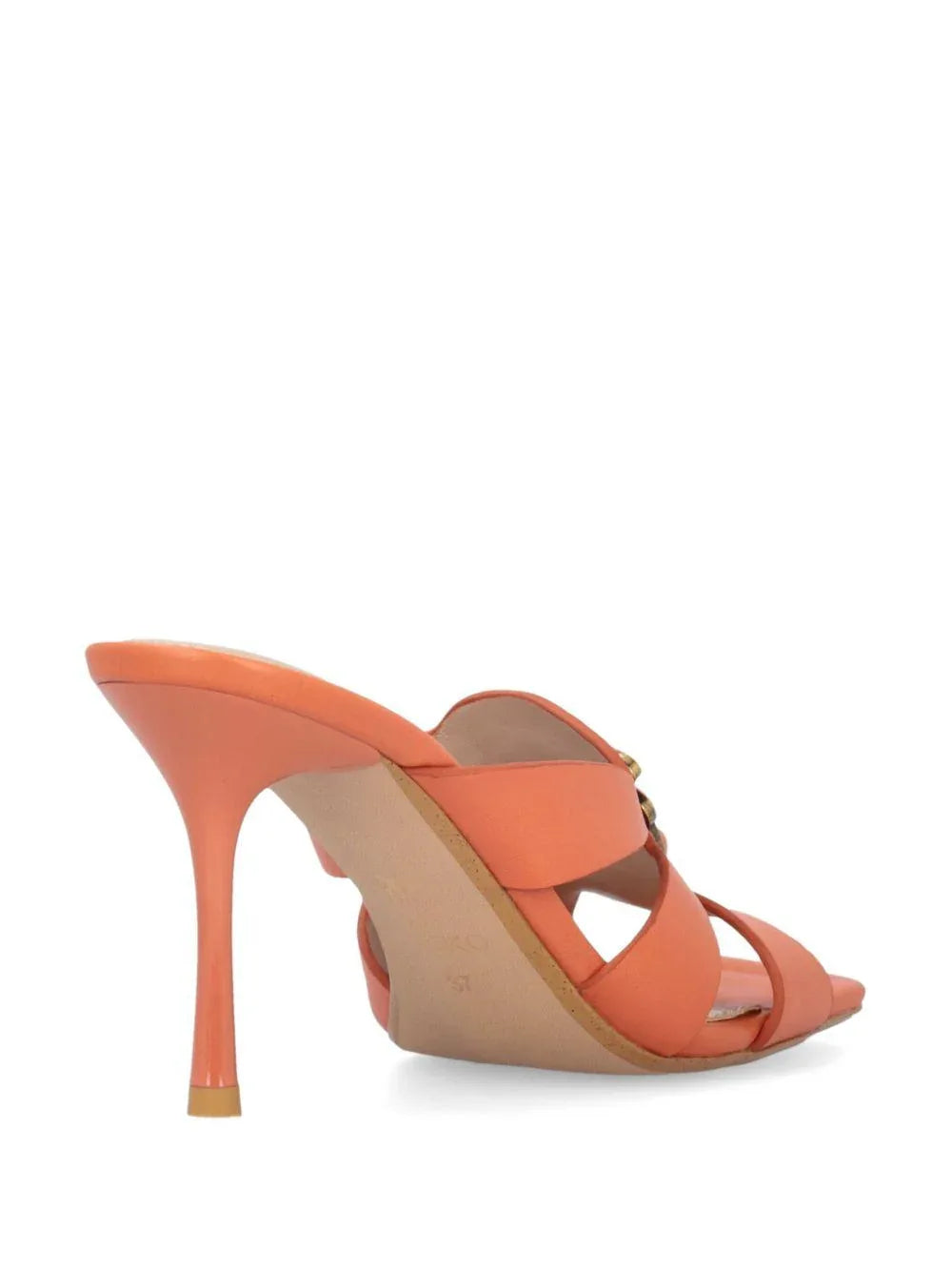 Sandalo lisa 04 arancione fard - Preludio Moda