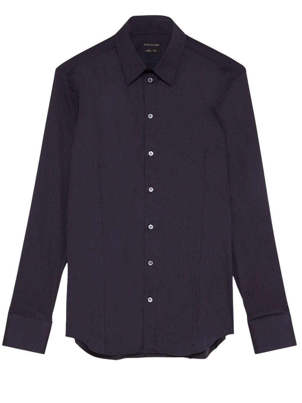 Camicia blu collo classico 5C0017A01 C166 PATRIZIA PEPE