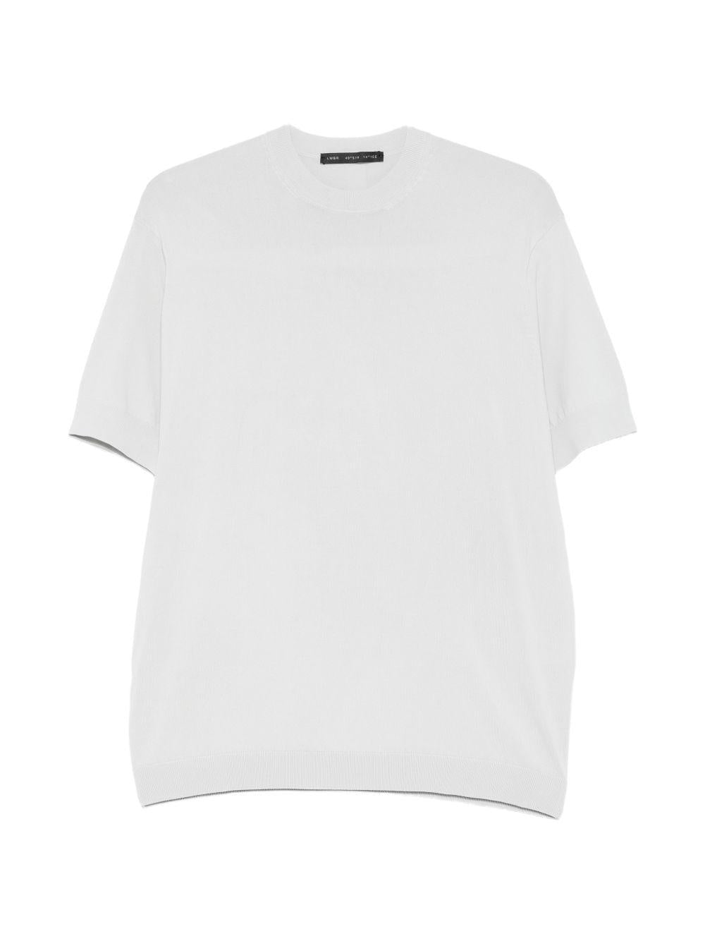 T-shirt a maglia con pannelli LM26001 N049 LOW BRAND