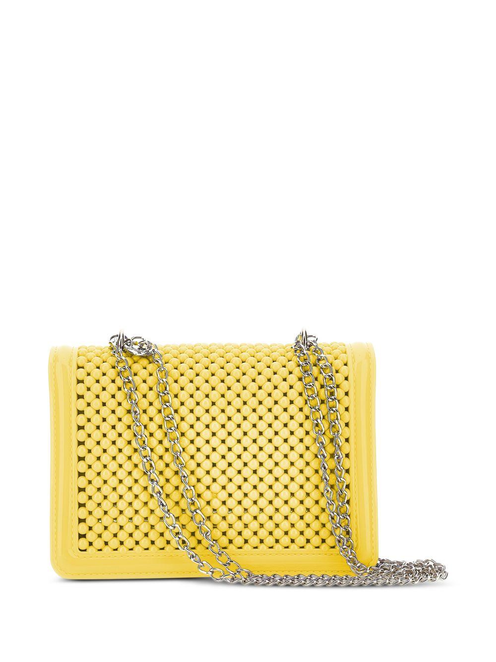 Borsa a tracolla gialla con borchie 17G0007061 0015 MONNALISA KIDS