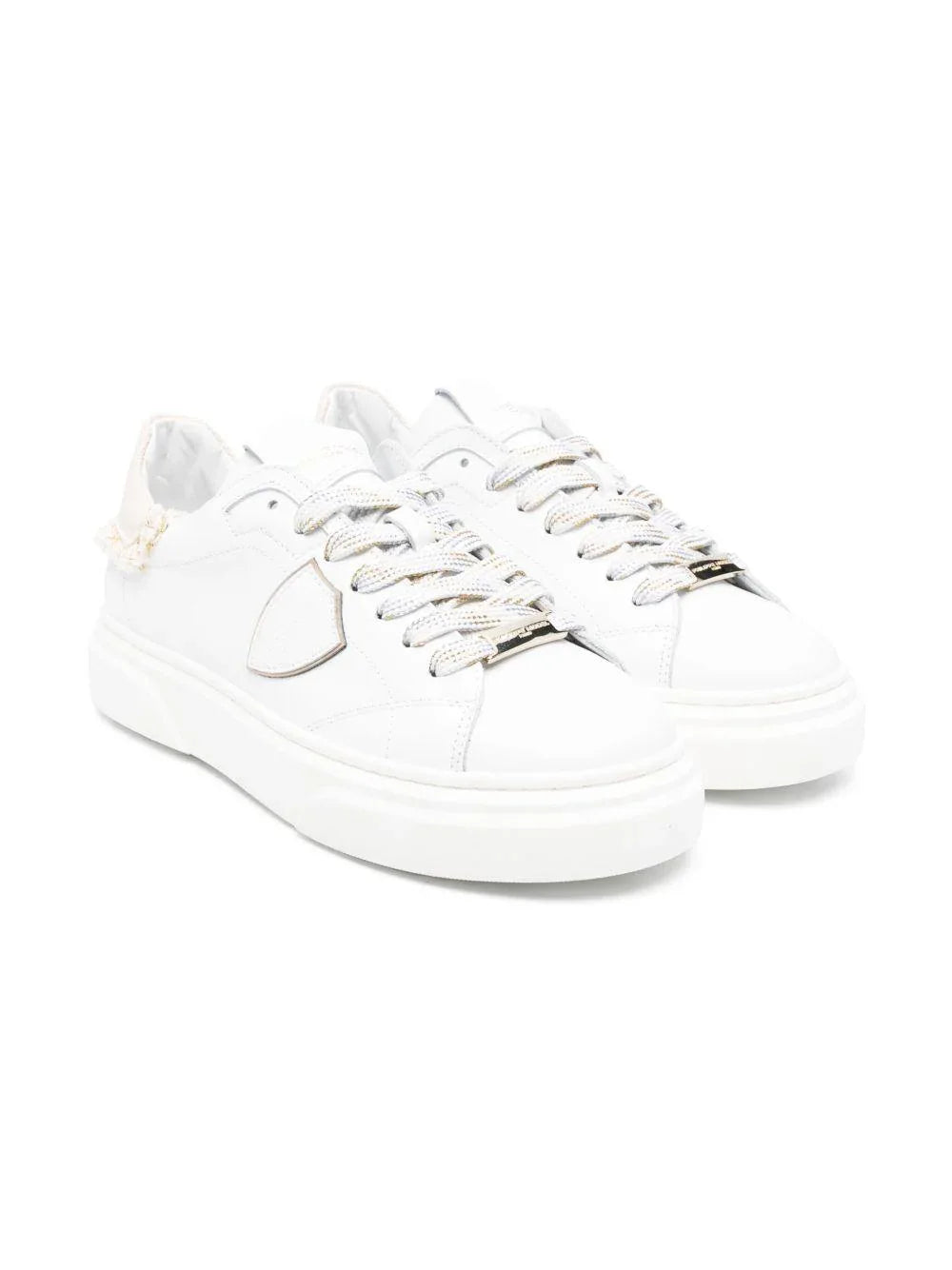 Sneakers Temple retro sfrangiato oro - Preludio Moda