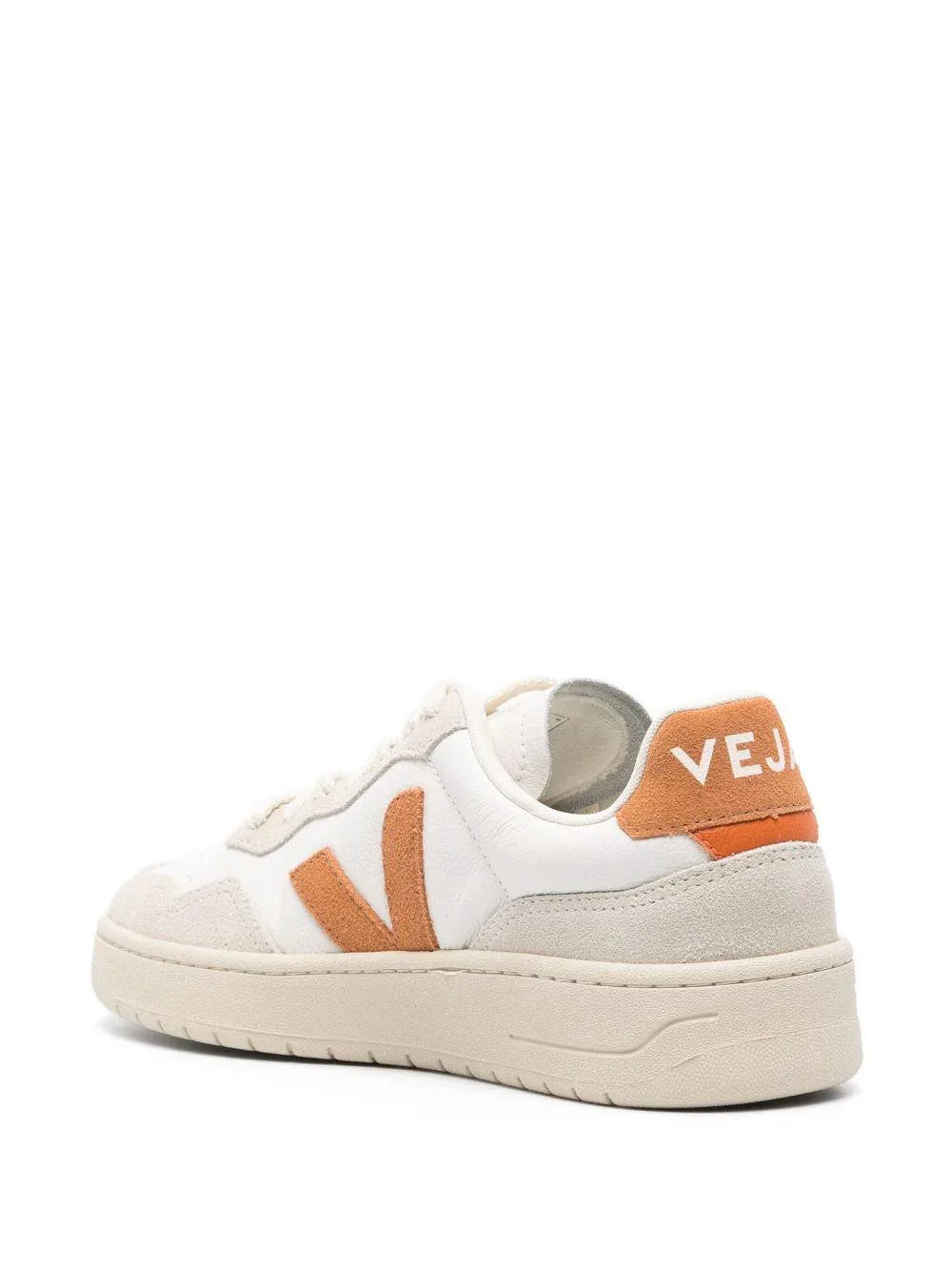 Sneakers v-90 bianche/marrone - Preludio Moda