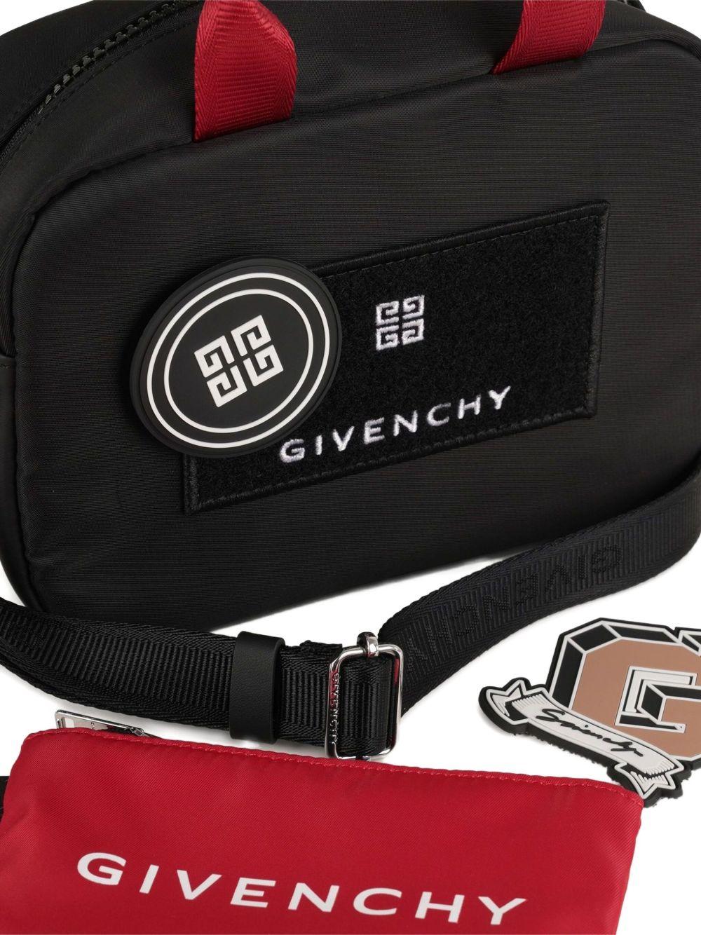 Borsa Messenger con Inserti e Tracolla Regolabile H30907 09B GIVENCHY KIDS