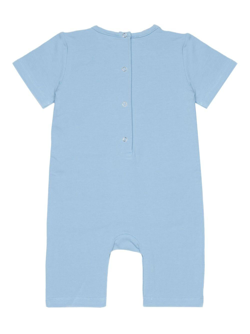 Tutina in cotone con foglia DQ3248D008J DQ814 DSQUARED KIDS