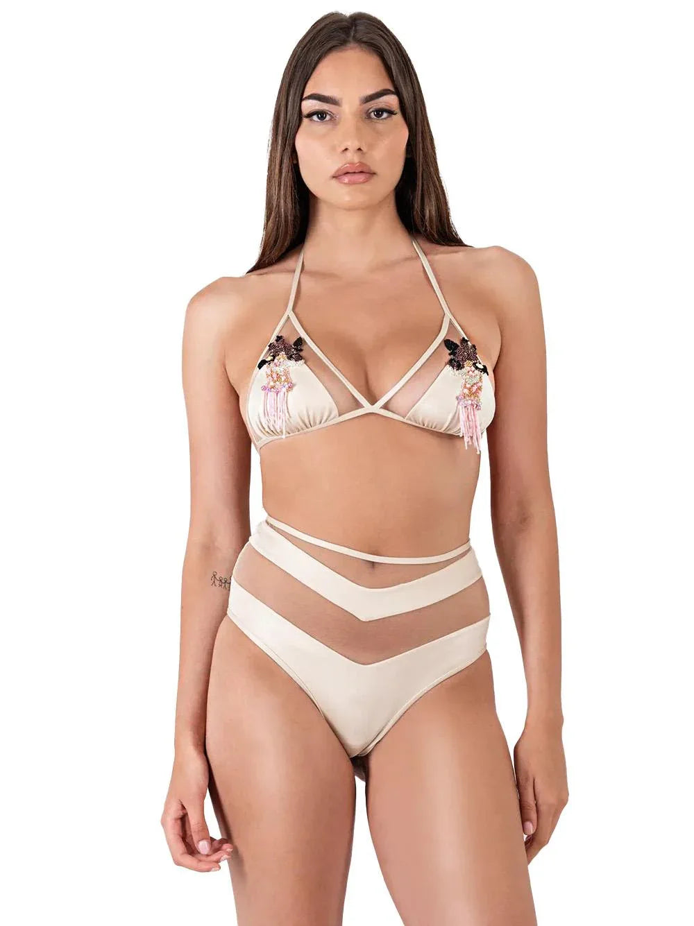 Set burro con doppio slip (3pz) - Preludio Moda