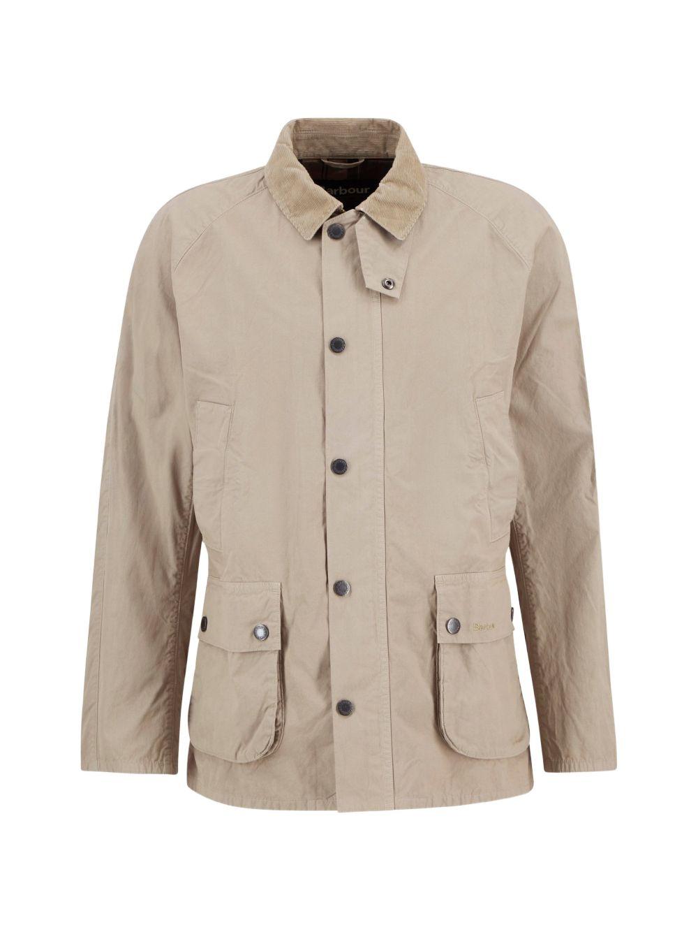 Giacca field jacket con colletto a coste MCA0792 ST32 BARBOUR