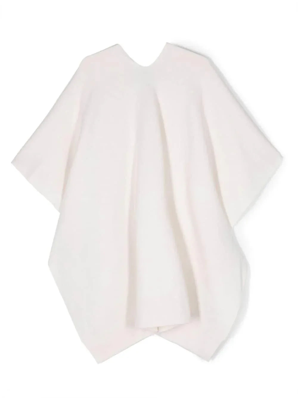 Mantella panna chiusura fermaglio lana/ cashmere - Preludio Moda