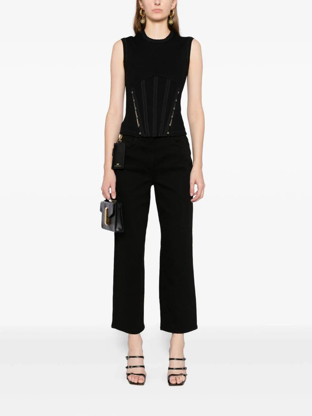 Jeans in Misto Cotone con Pouch Rimovibile - Preludio Moda