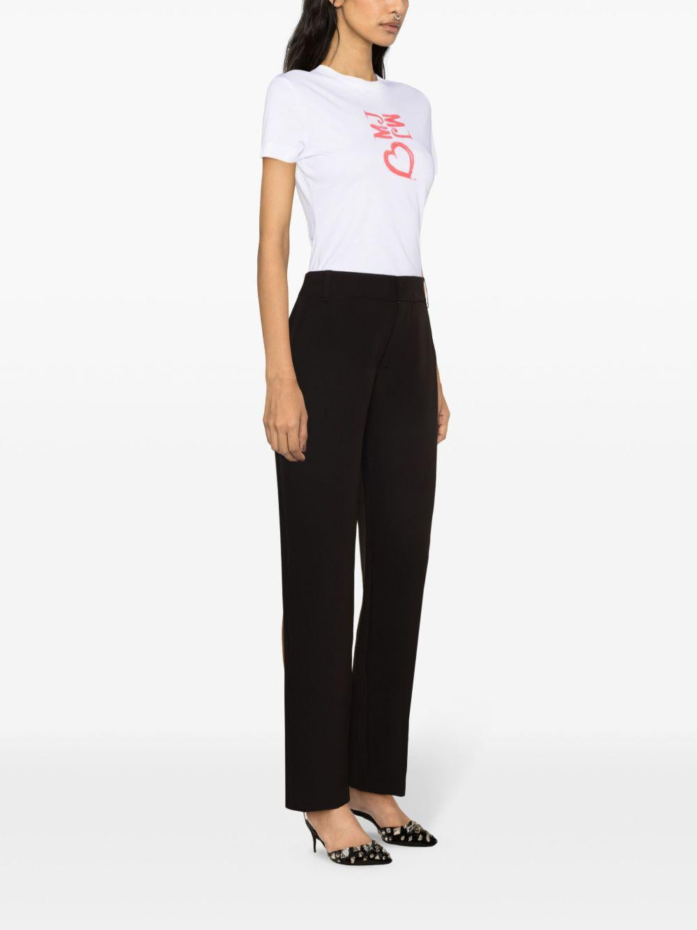 T-shirt bianca stampa MJ