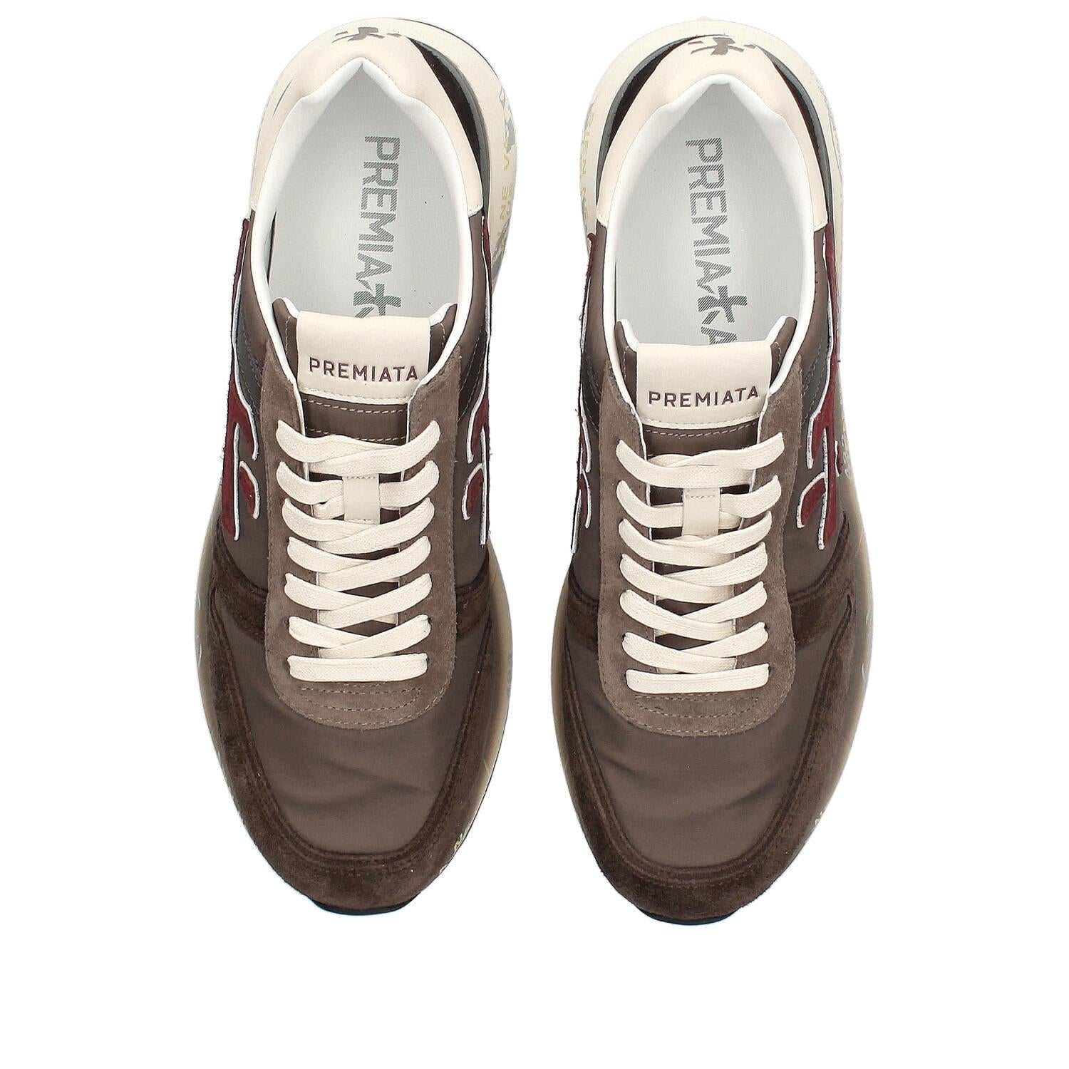 Sneakers MIck in Camoscio e Nylon Marrone MICK 7714 PREMIATA