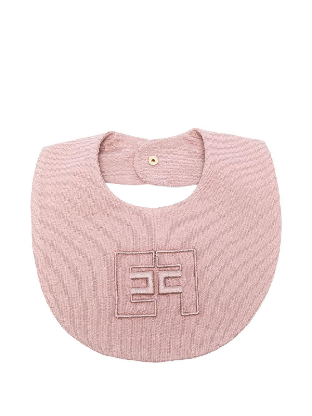 Bavaglino cipolla con logo ricamato ENBA063FF002 C041 ELISABETTA FRANCHI KIDS