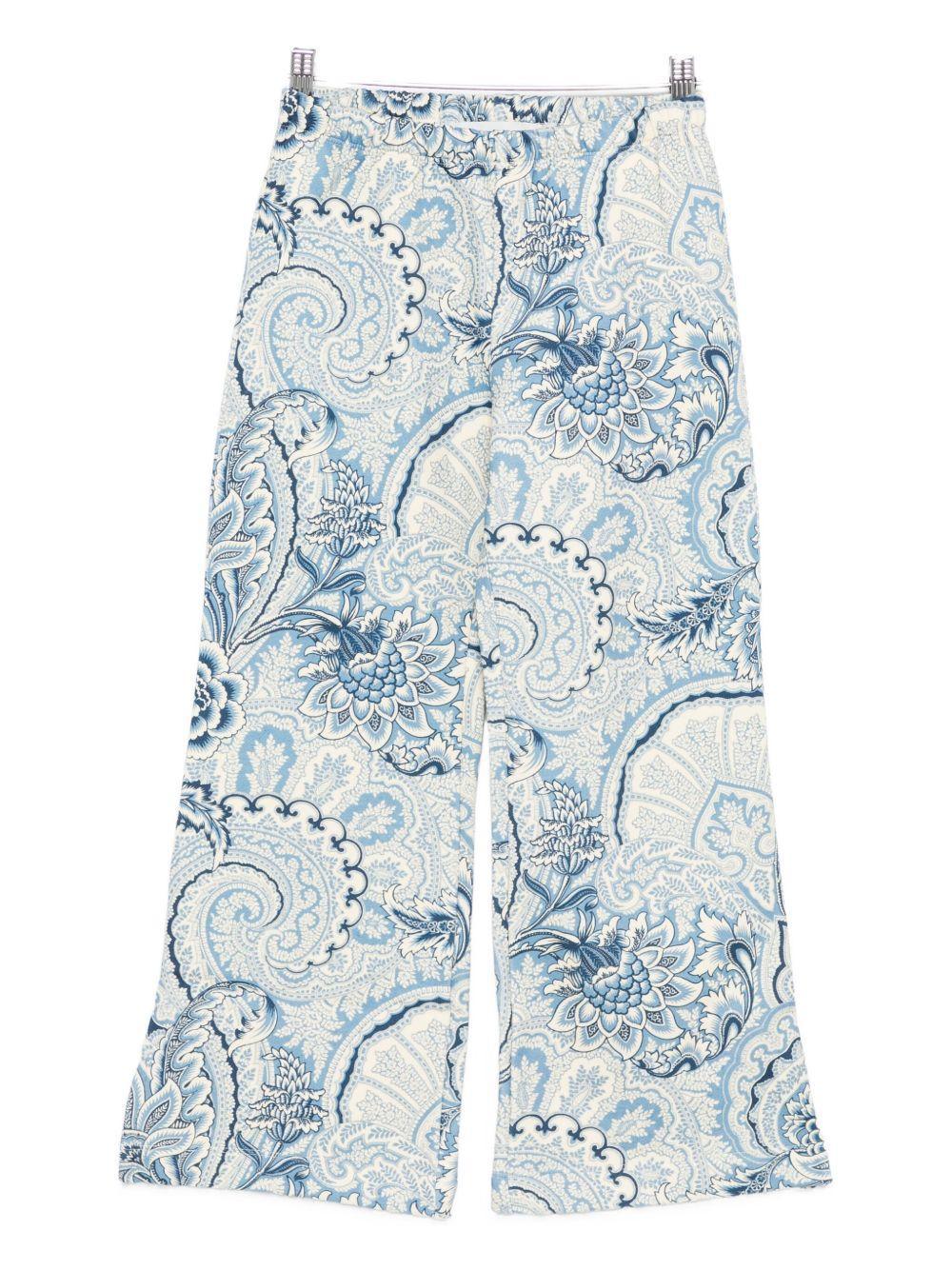 Pantaloni con Stampa Paisley - Preludio Moda