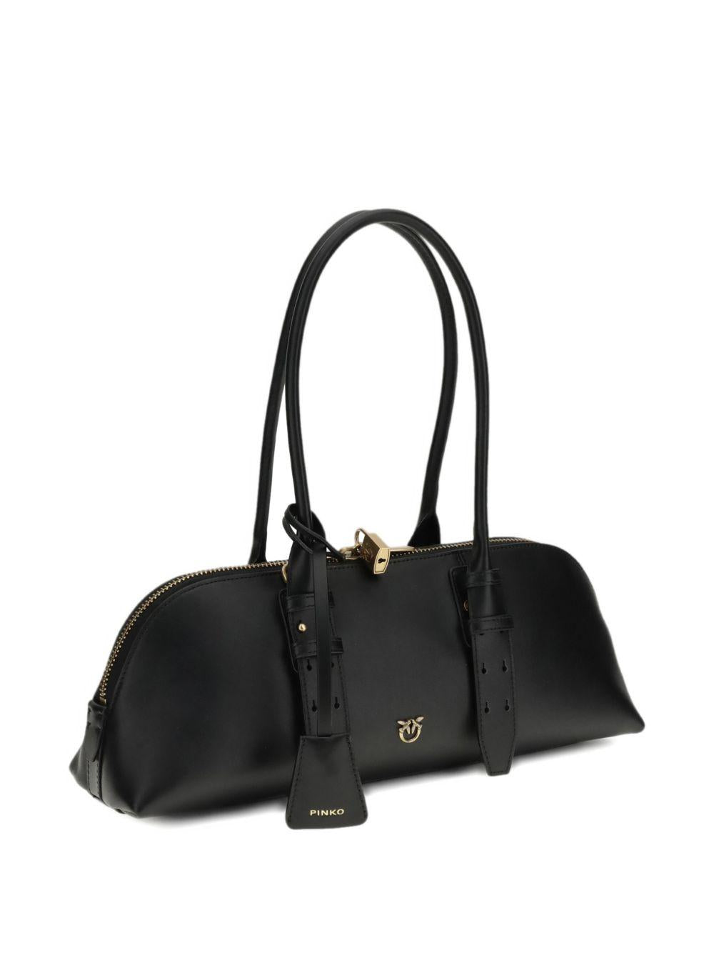 Borsa a spalla in pelle con manico superiore 106169A0QO Z99Q PINKO
