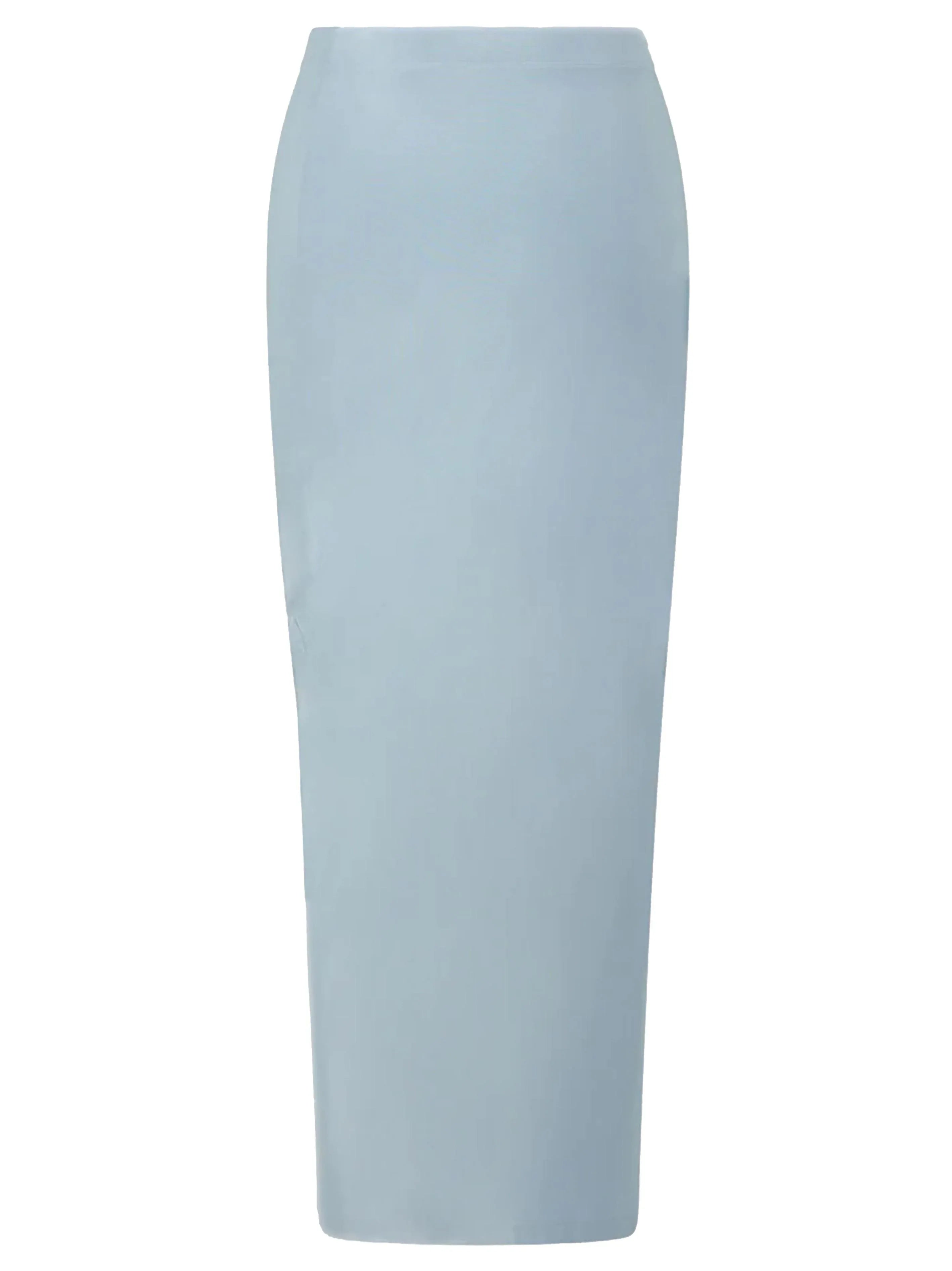 Gonna arricciata celeste polvere - Preludio Moda