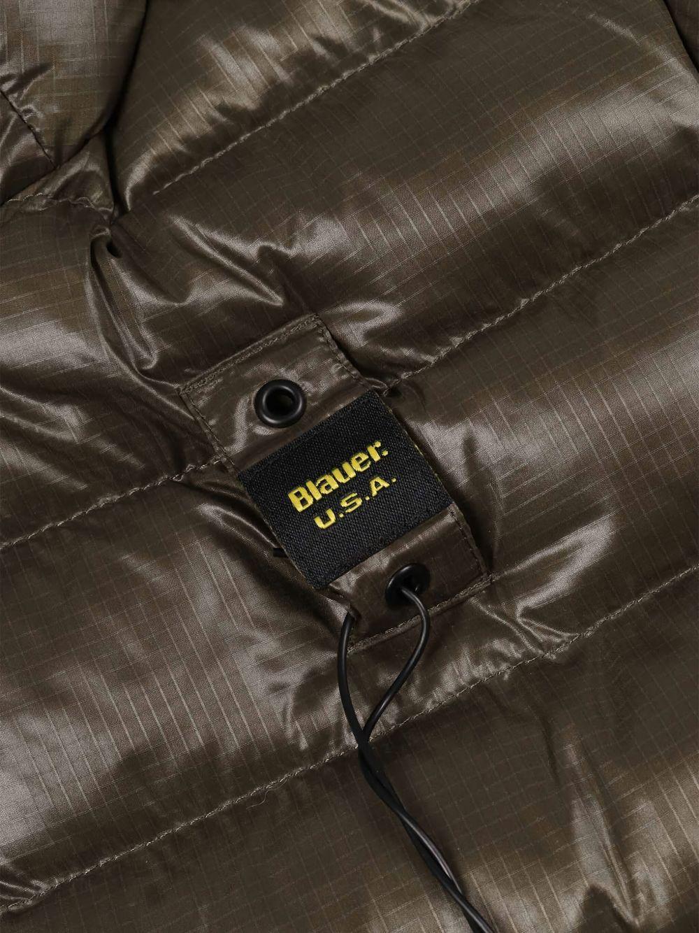 Piumino Adams con cappuccio verde bosco taba 25WBLKC02426005958 670TB BLAUER KIDS