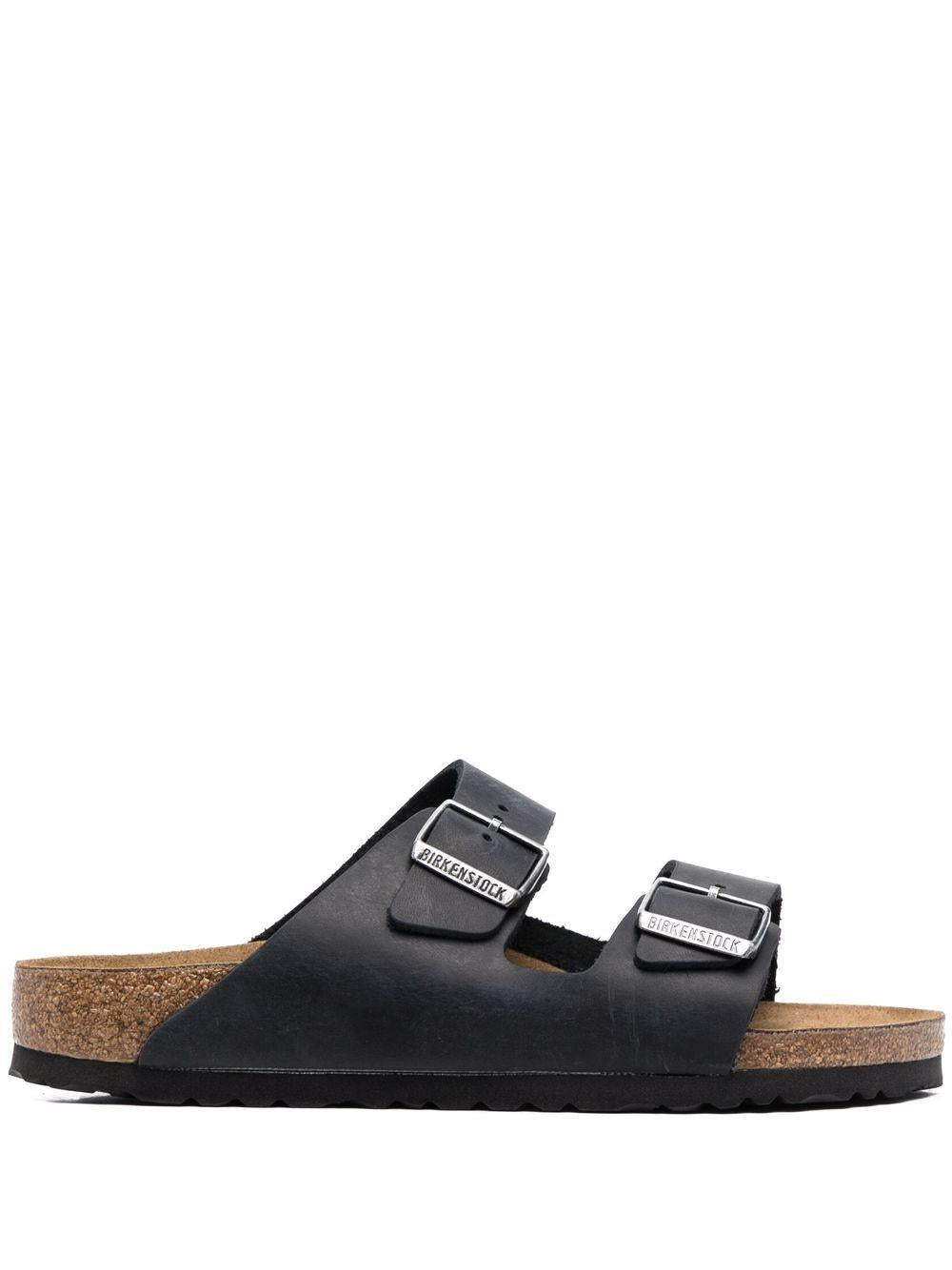 Sandali Arizona pelle oliata neri 0552113 BLACK BIRKENSTOCK