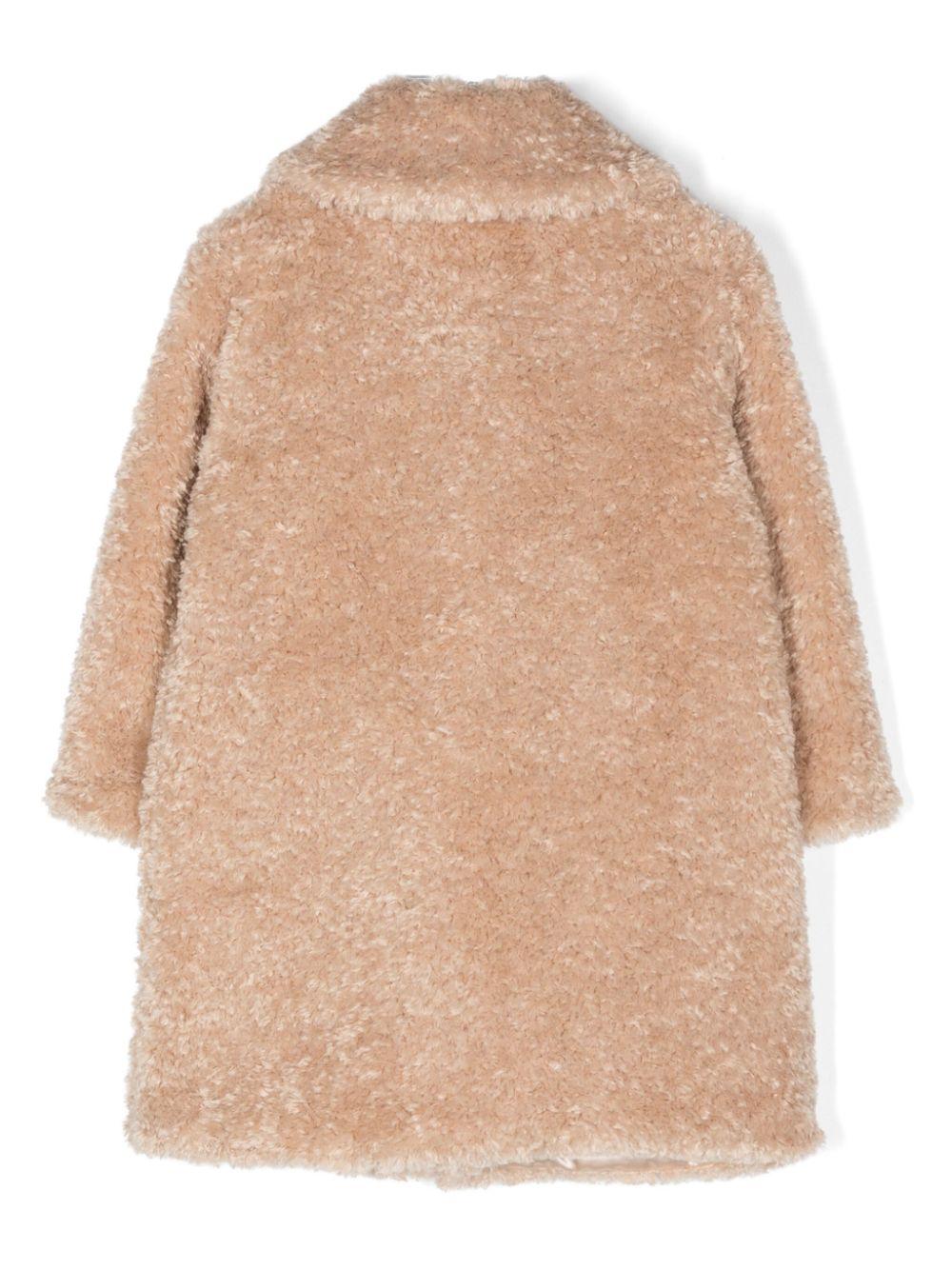 Cappotto shearling beige