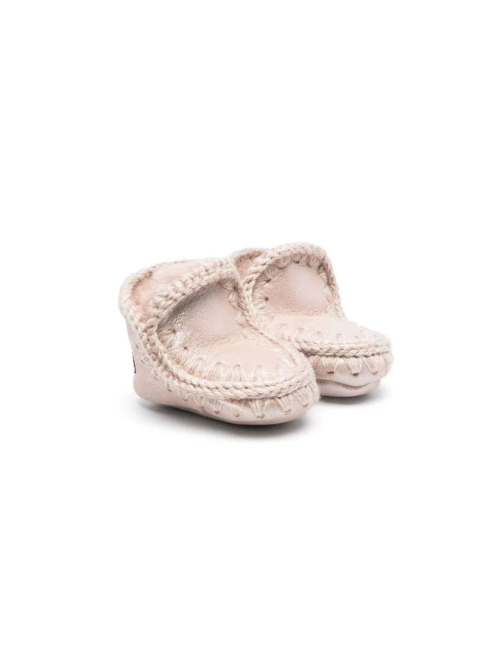 Scarpa bambina rosa con fodera in shearling - Preludio Moda