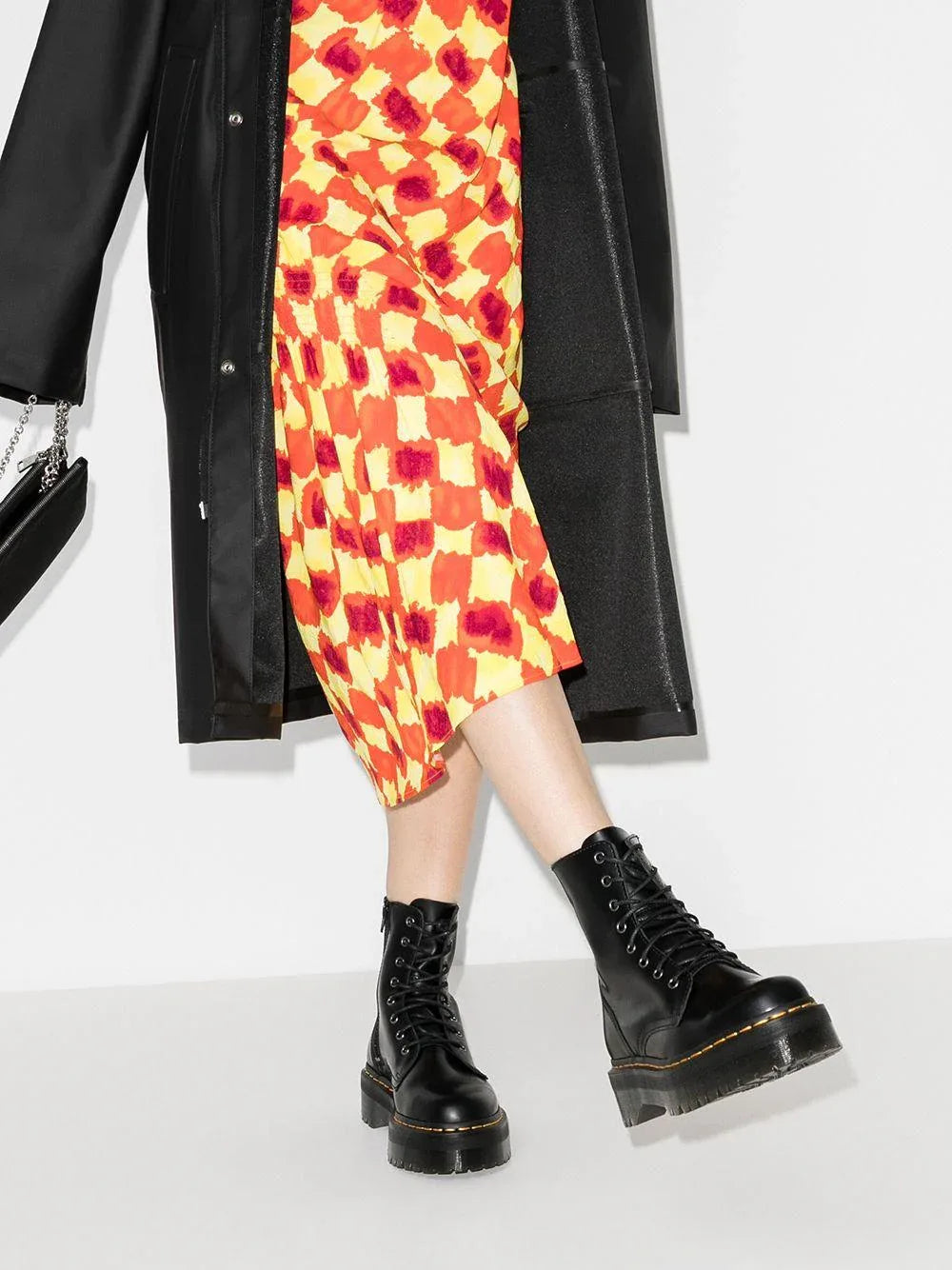 Stivali platform Jadon neri - Preludio Moda