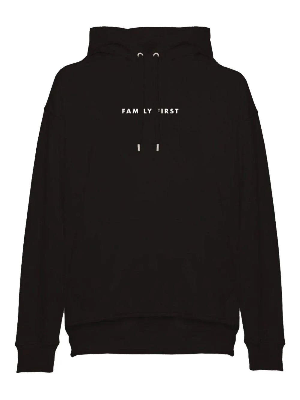 Felpa nera mini logo centrale - Preludio Moda