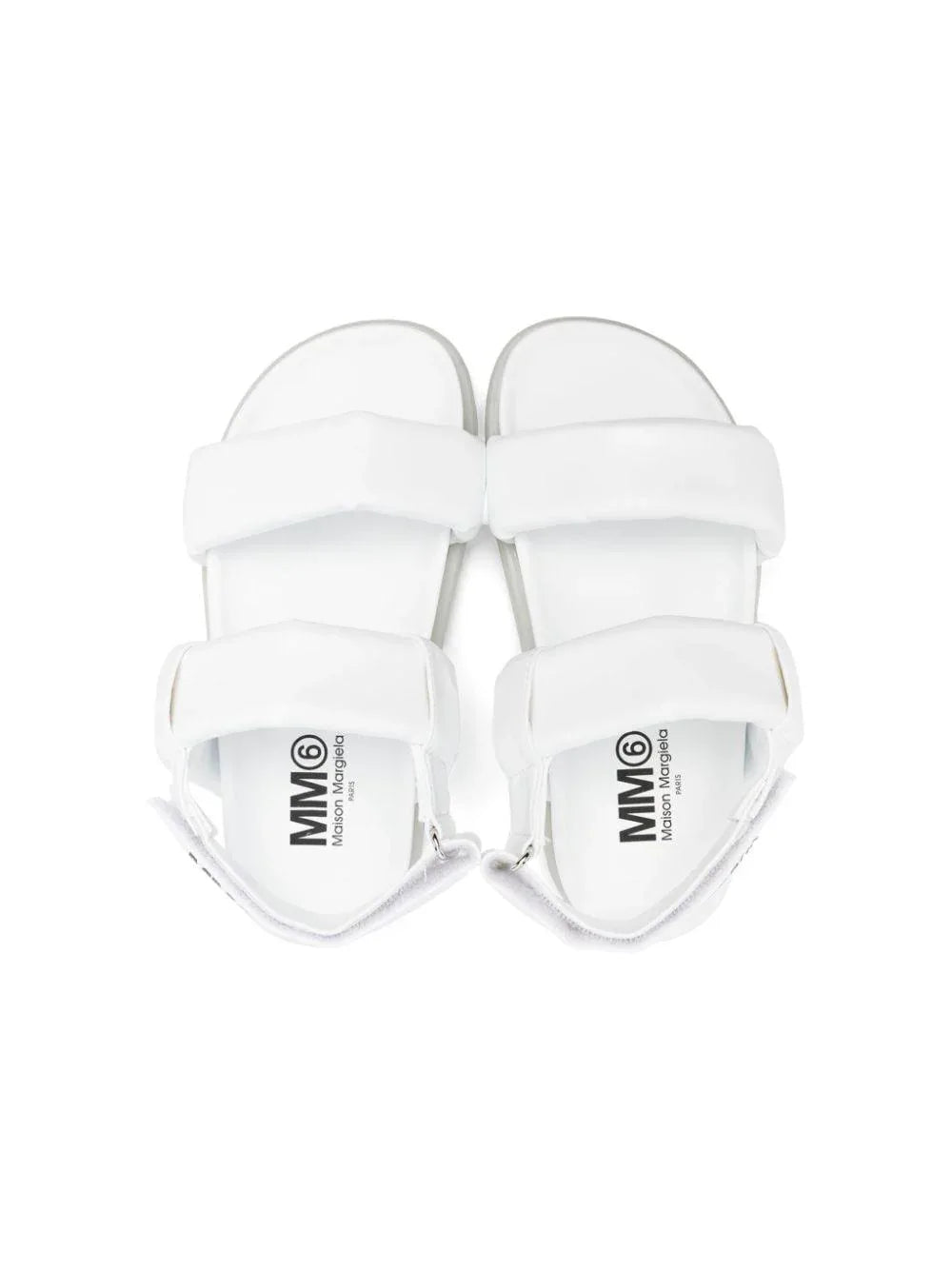 Sandalo bianco imbottito - Preludio Moda