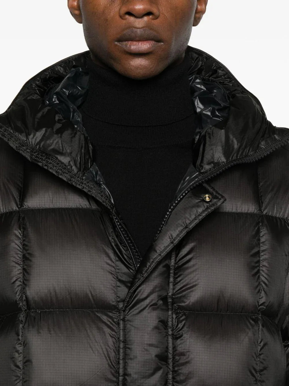 Giacca Trapuntata con Cappuccio e Zip - Preludio Moda