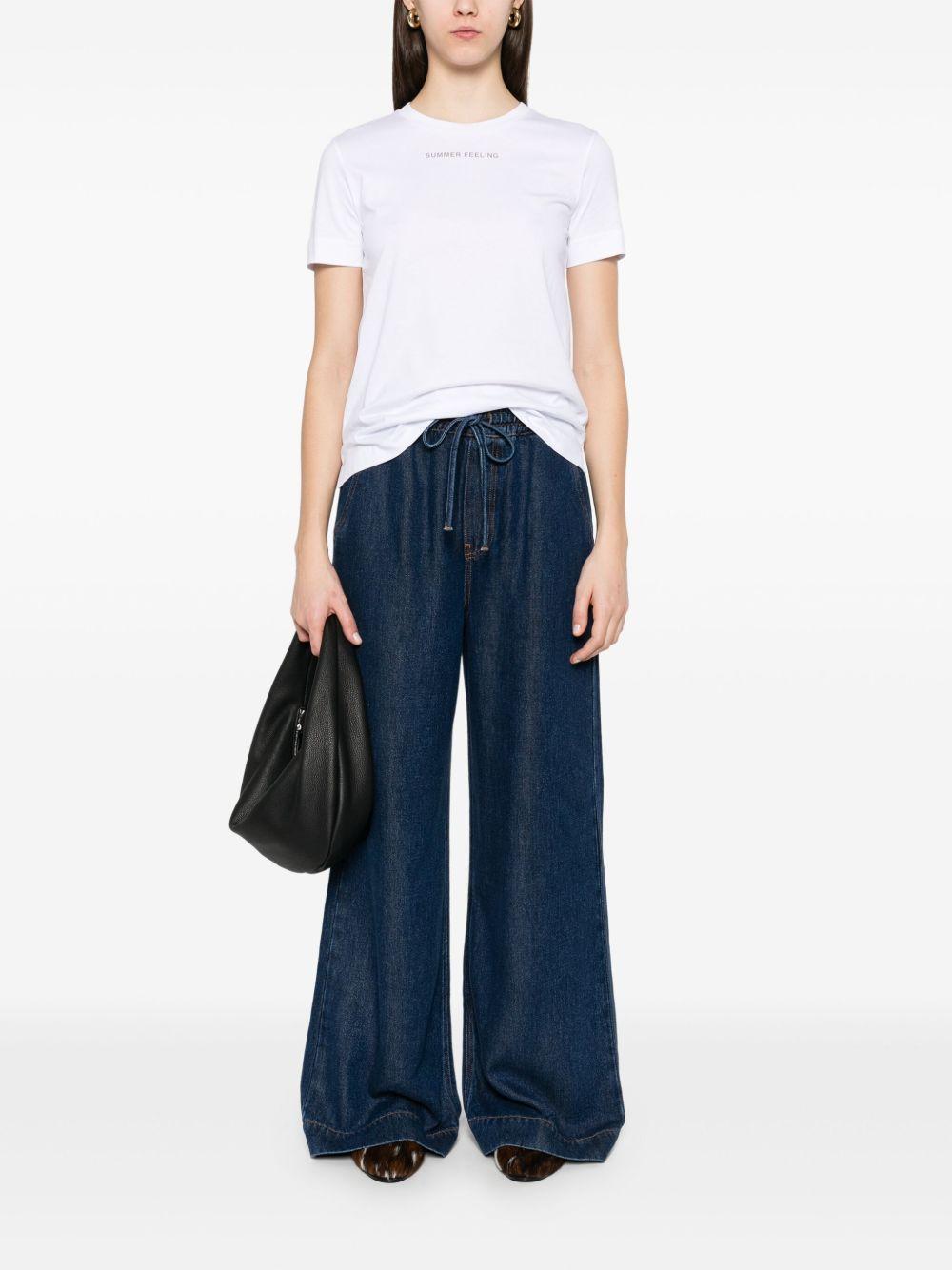 T-shirt bianca summer feeling