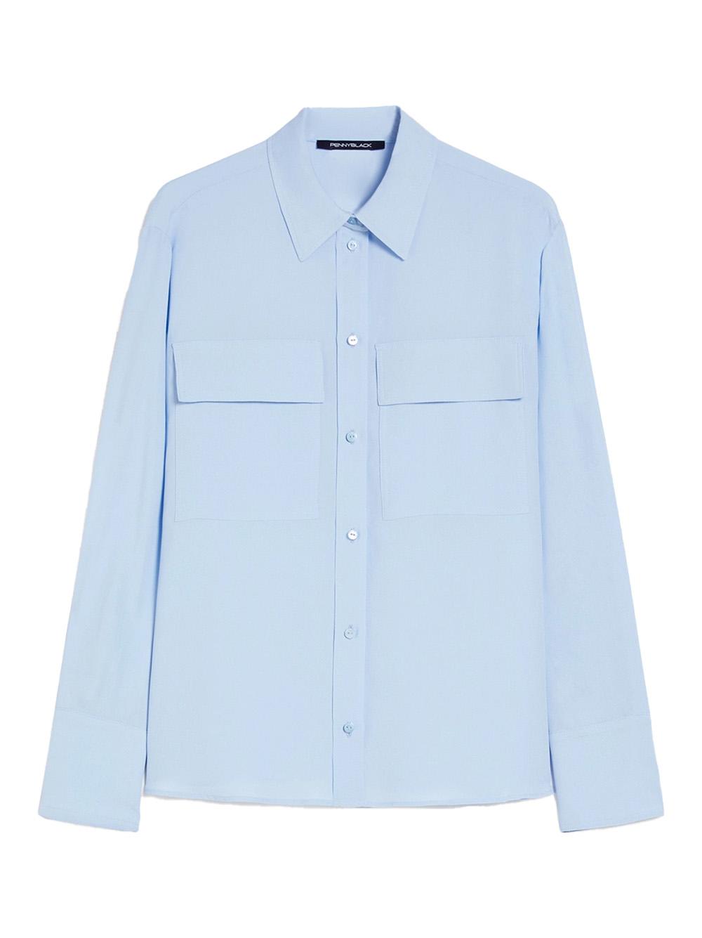 camicia indugi azzurra